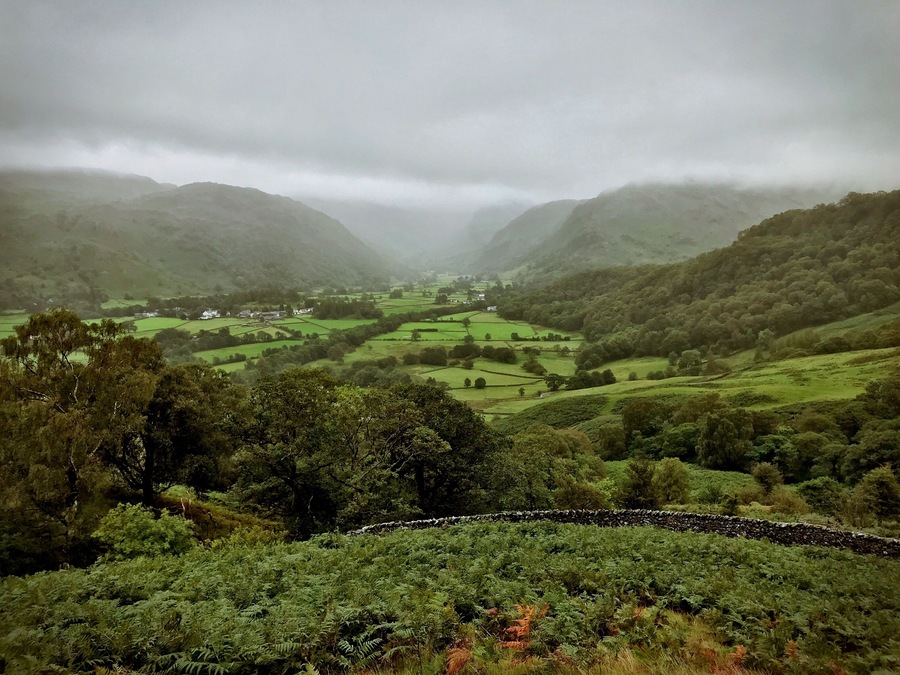 Borrowdale valley.