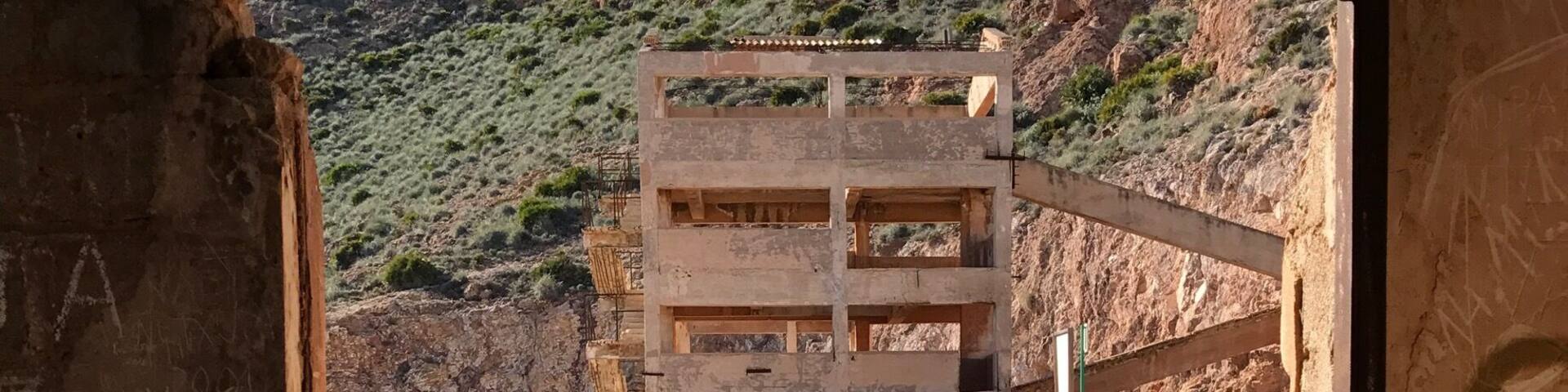 Deserted goldmine in Cabo de Gata National Park, Andalucia