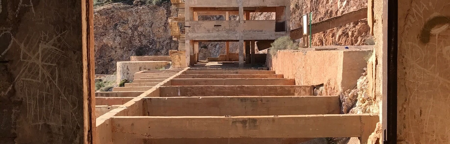 Deserted goldmine in Cabo de Gata National Park, Andalucia