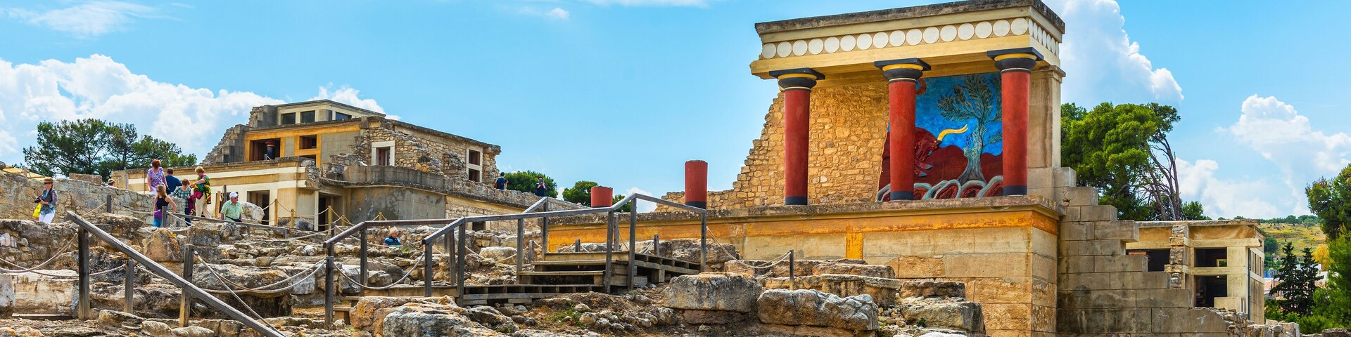 Knoss palace on the Crete,Greece