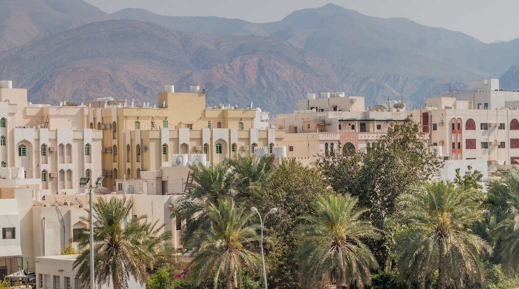 Skyline of Al Khuwair neighborhood in Muscat, Oman