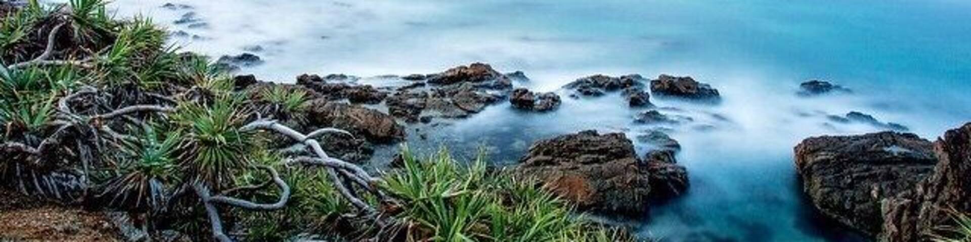 Emerald Beach has a middle bay the locals call Serenity ... It was very serene on Sunday evening. Apart from a couple of Roos I had the entire beach to myself for the last hour of light. #visitnsw #seeaustralia #seascapes
