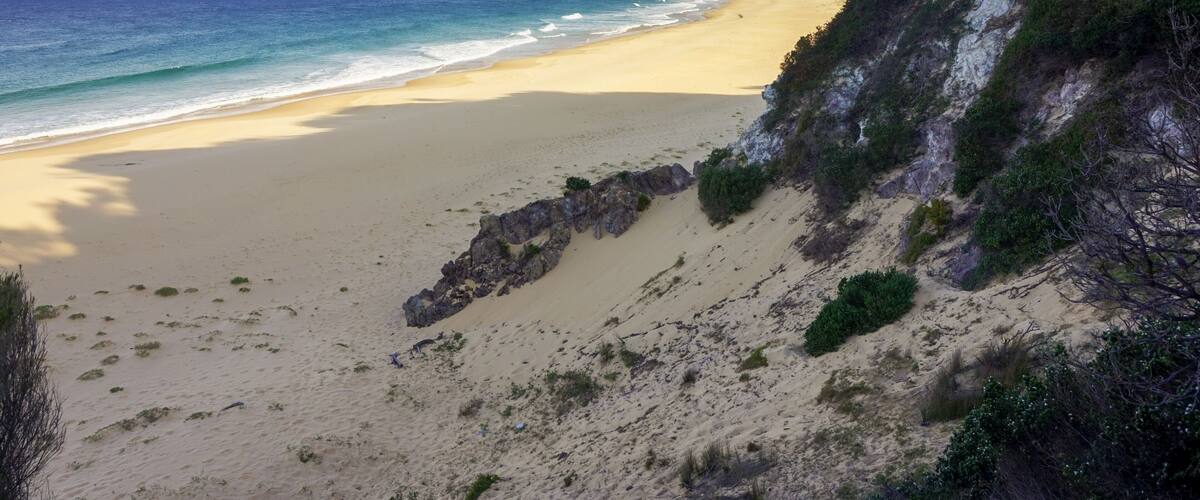 Tura beach Australia. Bournda Nationalpark