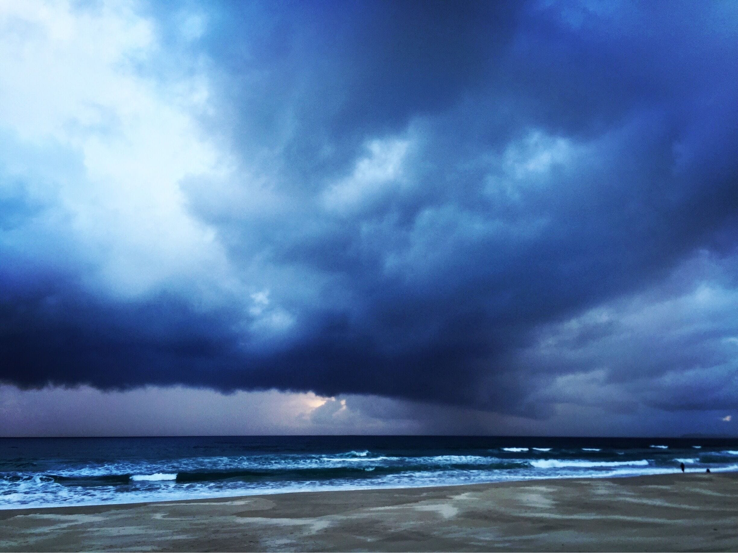 Such a dramatic sky yesterday afternoon. #weekendgetaway #beach #Australia