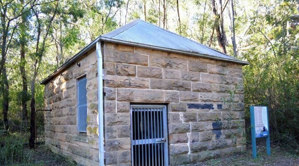 The Couridjar Pumphouse - heritage listed site.