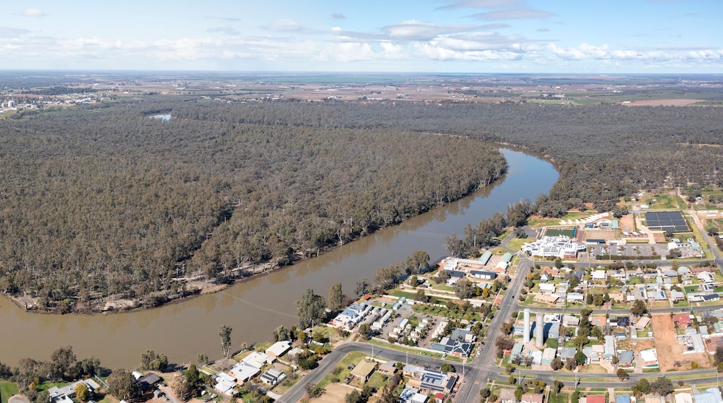 The Murray river at the town of Euston New South wales, Australia.
