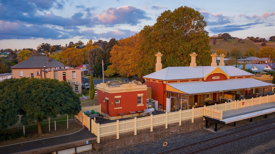 Millthorpe featuring landscape views and a sunset