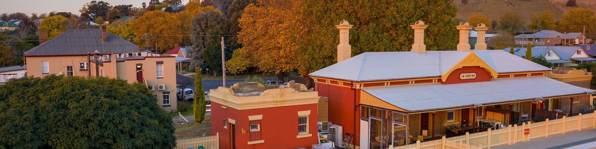 Millthorpe featuring landscape views and a sunset