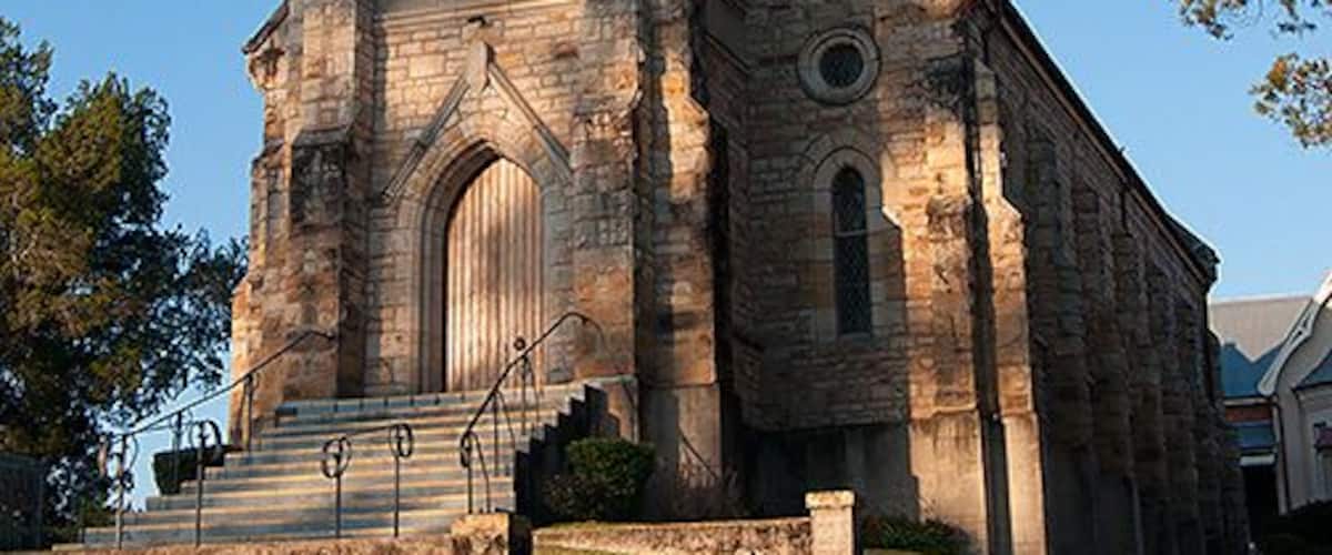 St Mary’s Catholic Church is a beautiful Gothic stone building dating to 1894. It sits in a green, leafy part of Maclean at a high vantage point, and is well worth a look at sunset.