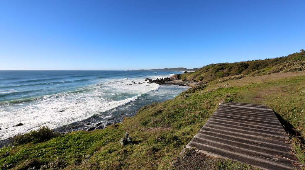 A perfect sunny day at Minnie Water Beach in Yuraygir National Park on the mid north coast of NSW in Australia.