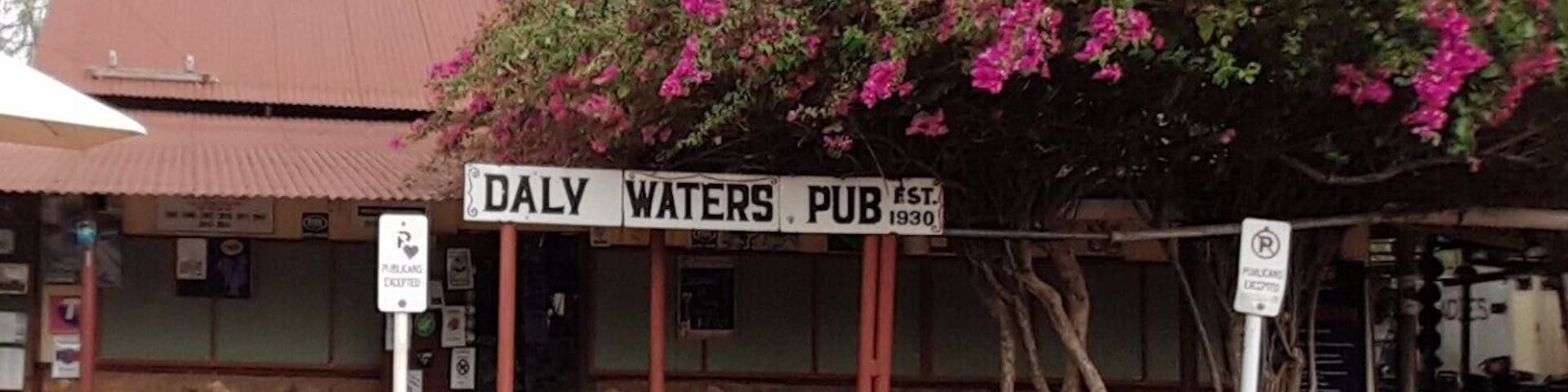 A pub pretty much in the middle of nowhere along the Stuart Highway. A lot of foreign currency memorabilia and other stuff left by travellers inside
http://wp.me/p8dzfr-rL