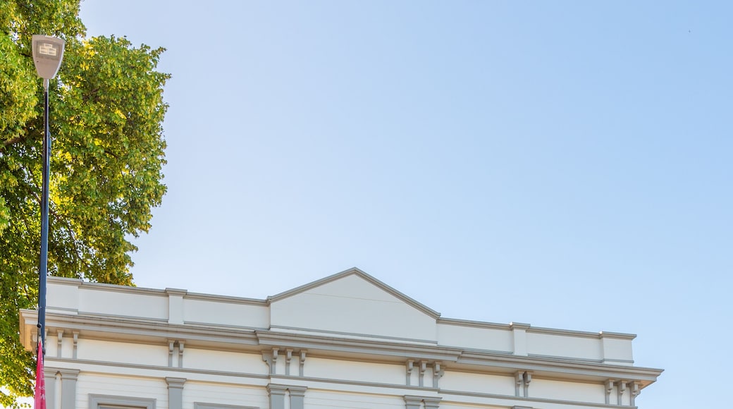 Historical buildings in the center of Greytown, New Zealand