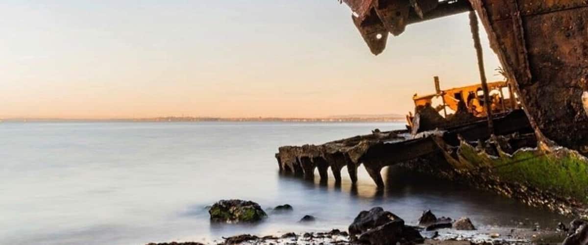 #Aquatrove 
Old shipwreck at woodypoint Redcliffe