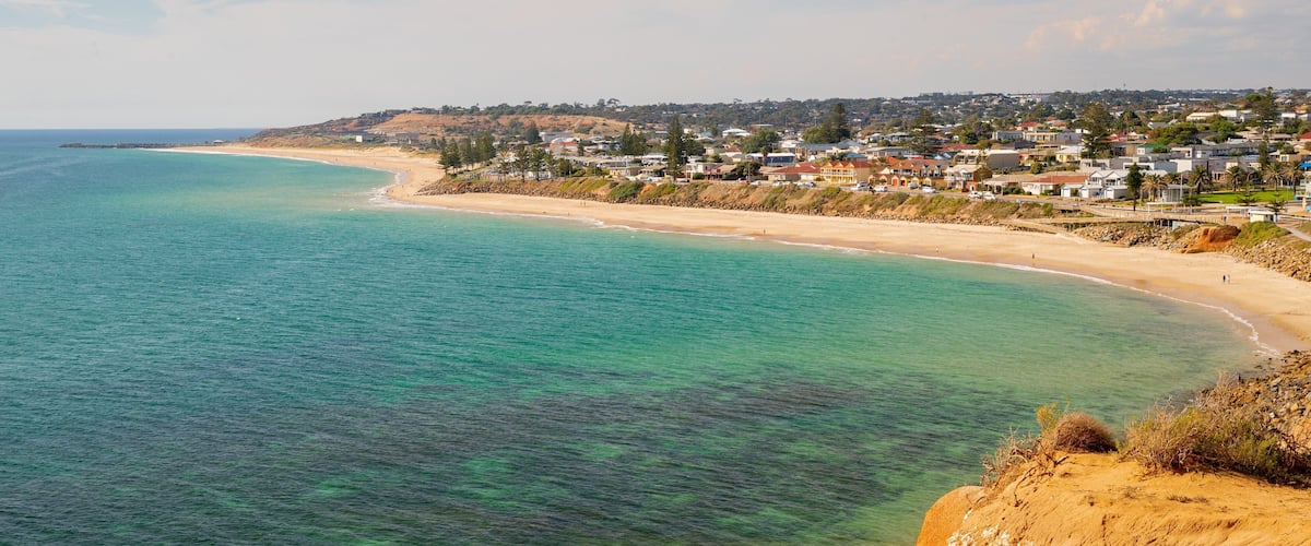 Christies Beach featuring a coastal town, general coastal views and landscape views