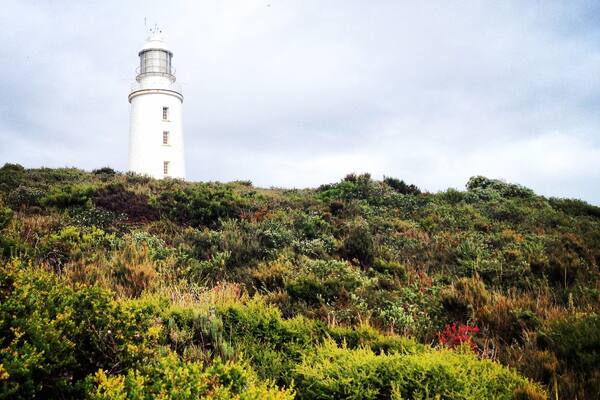 The lighthouse on Bruny Island is a beautiful spot. #weekendgetaway #tasmania #Australia #lighthouse