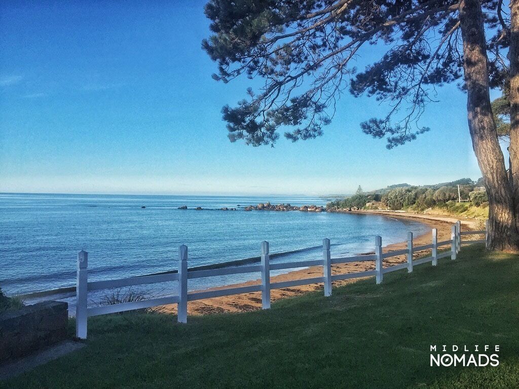 What a gorgeous day for the first day of winter in Tasmania. It was just perfect for a leisurely drive along the north coastal road from Devonport to Burnie. Make sure you stop and enjoy the view from the small town of Penguin and of course get the mandatory photo with the giant penguin in the Main Street.