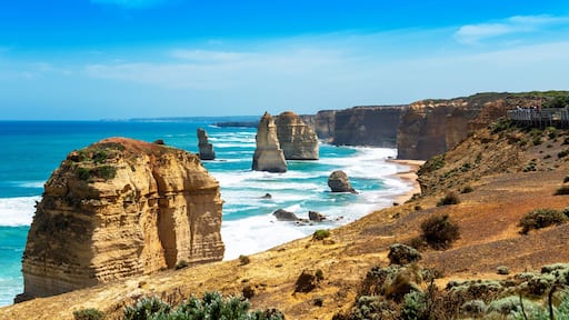 Twelve Apostles Marine National Park, Victoria, Australia. Copy space for text.