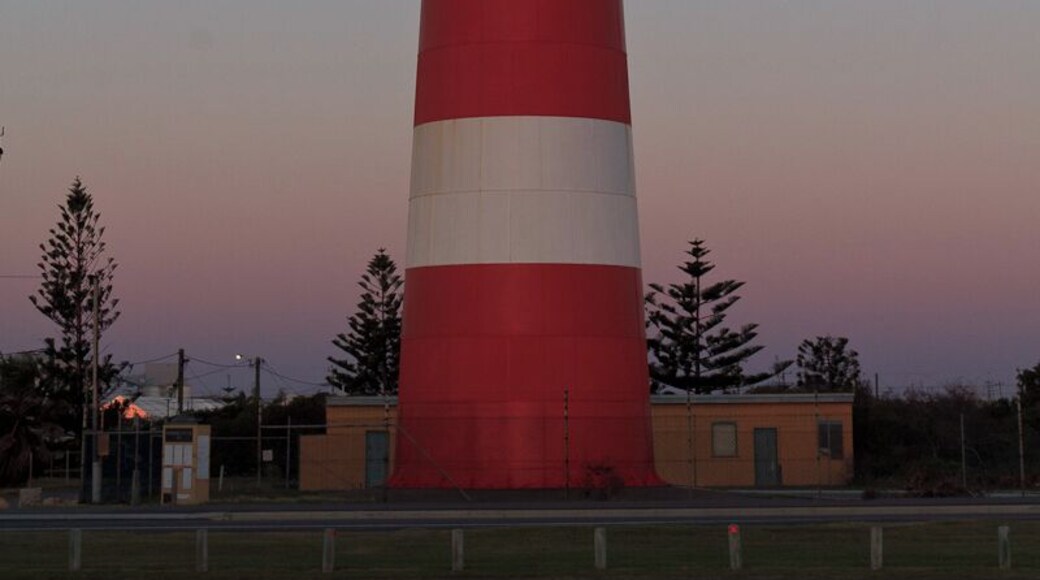 The Lighthouse at Point Moore in Geeraldton stands 34 Metres.
It's not open to the public but there is a nice walk along the beach.