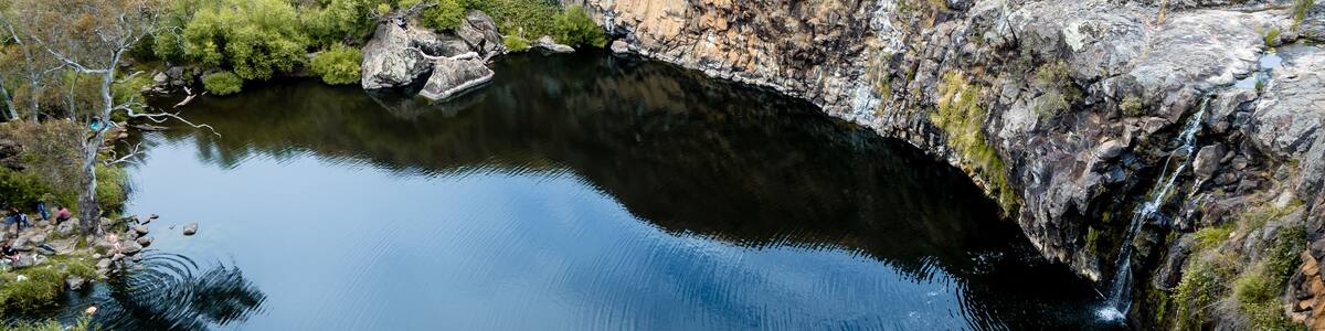 Turpins falls is a picturesque waterhole near the small victorian country town of kneton macedon