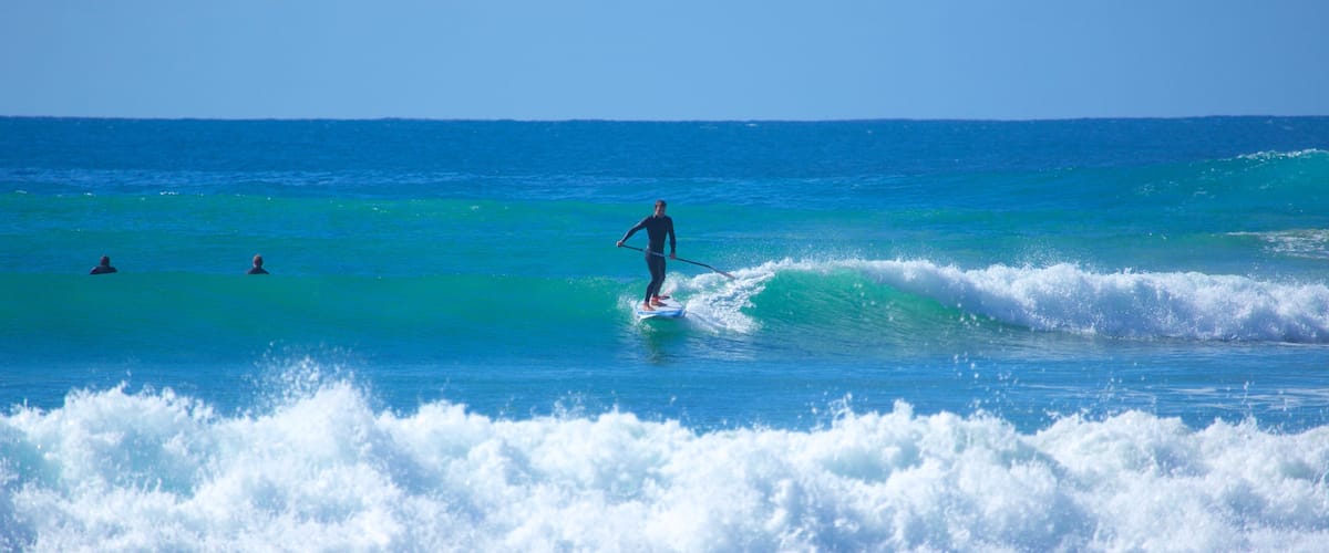 Great Ocean Road mettant en vedette surf et vagues aussi bien que homme