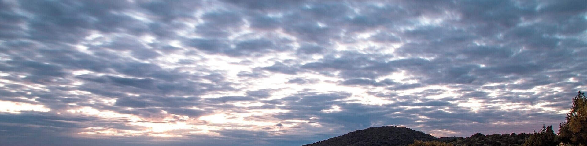 Even the rainy days bring stunning sunsets.