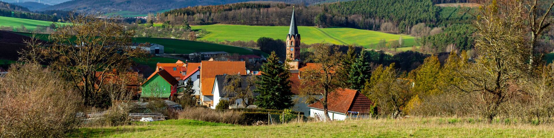 Frühlingsspaziergang durch die wunderschöne Vorderrhön zwischen Bernshausen & Urnshausen - Thüringen - Deutschland