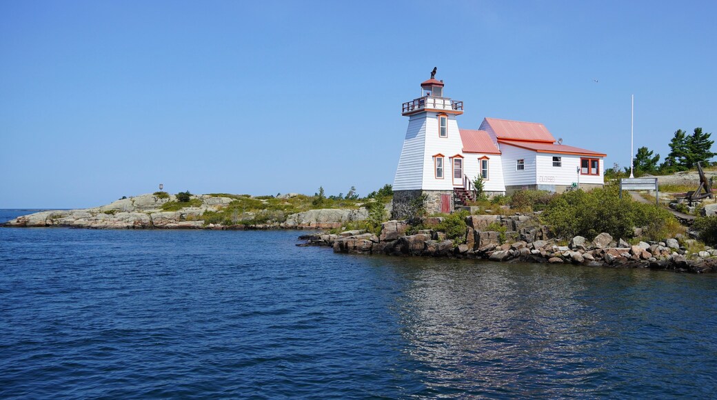 Lighthouse Pointe au Baril, Georgian Bay, Ontario Canada