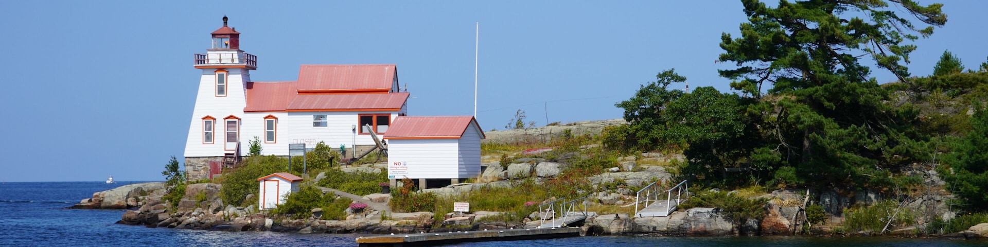 Lighthouse Pointe au Baril, Georgian Bay Ontario Canada
