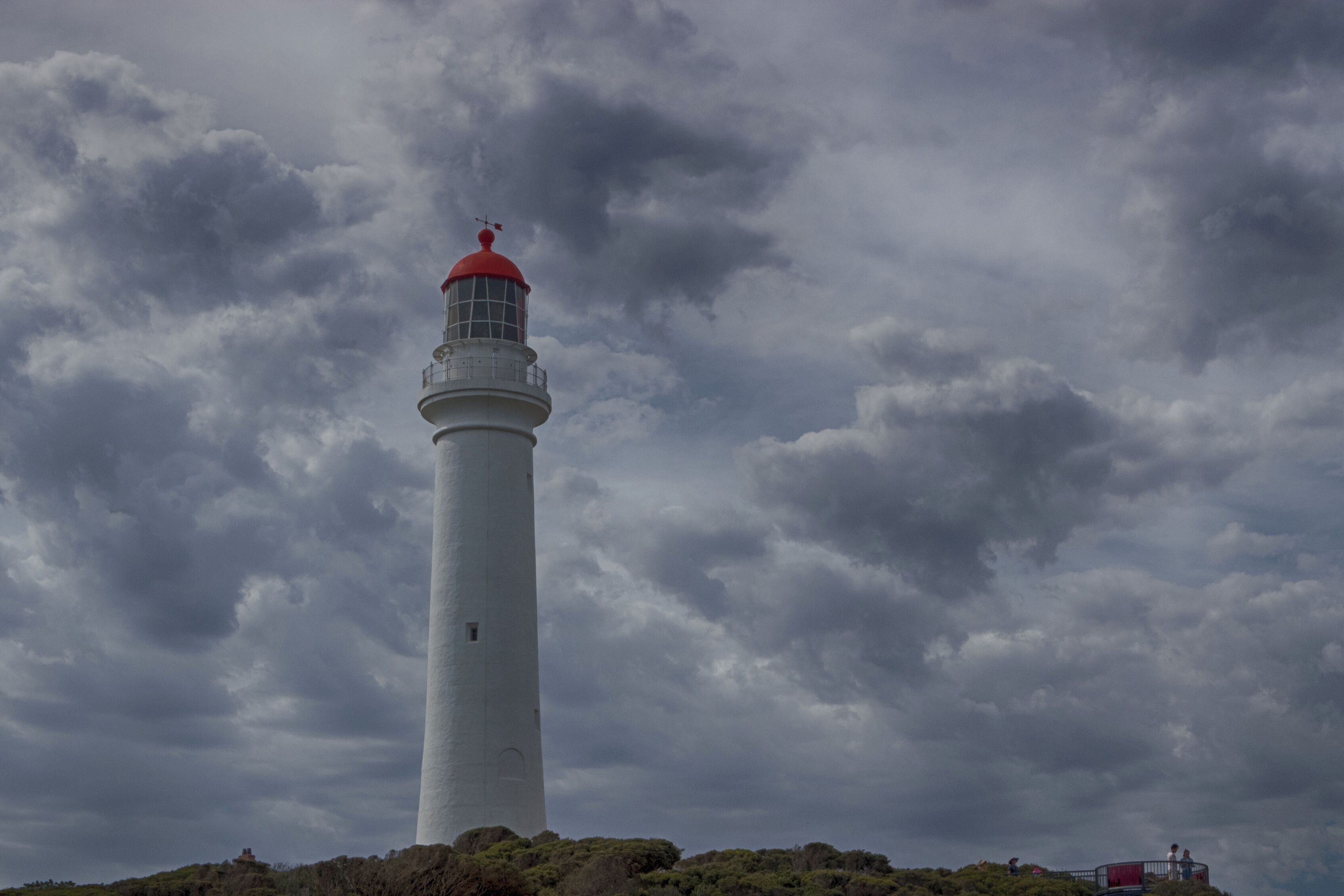 Lovely views and a nice sea brice coming the Antarctic which made this place quite cold on 40C + day. There are some great trials to walk around the lighthouse and the surrounding cliffs.. 