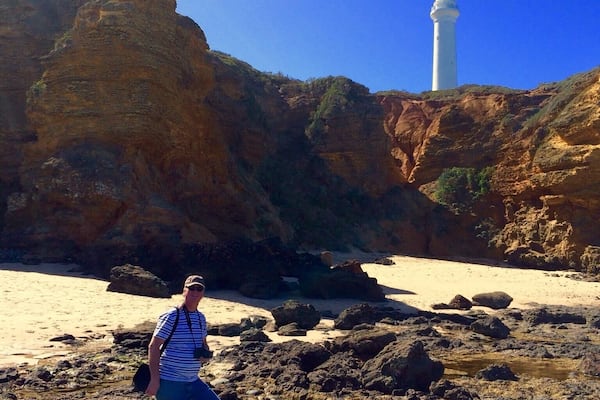Spit Point Lighthouse in Aireys Inlet, Victoria.
On the beach perspective as the lighthouse sits high above the cliffs.
Taken on the 4th April, 2016 whilst on a #weekendgetaway and #roadtrip for my niece's wedding.
#Outdoors