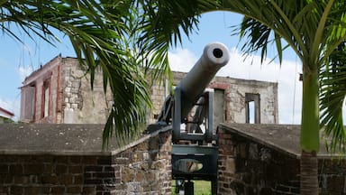 Cannon in front of Morant Bay Historic Courthouse