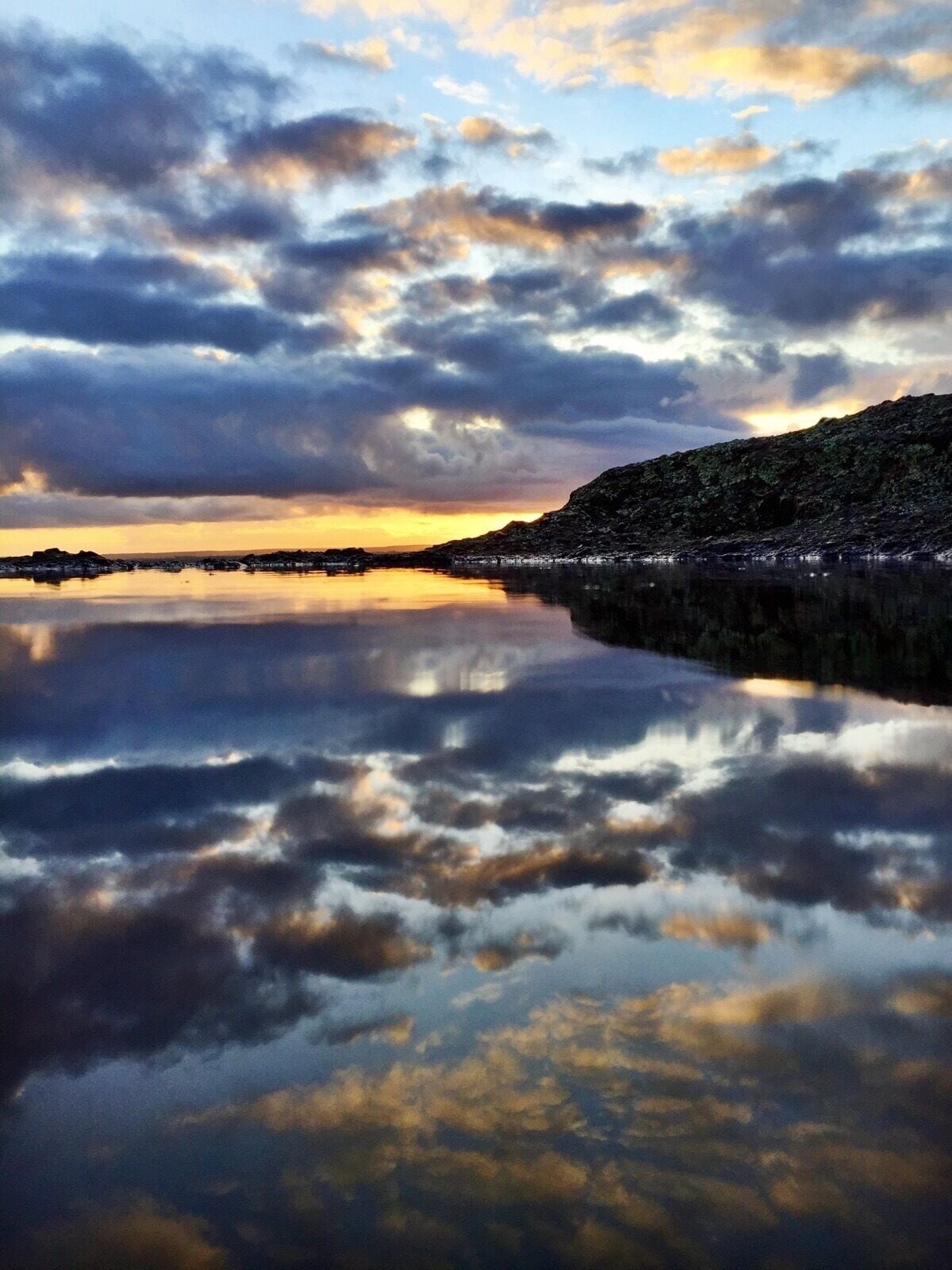 Puddles reflecting the mountains and sky #hiking #wanderlust