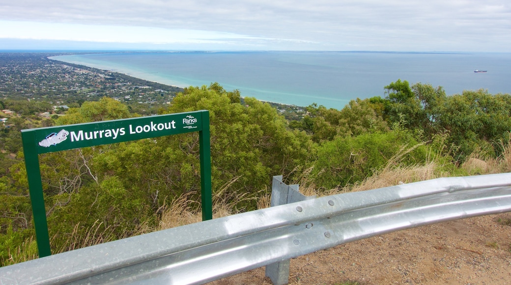 Melbourne featuring general coastal views, signage and views