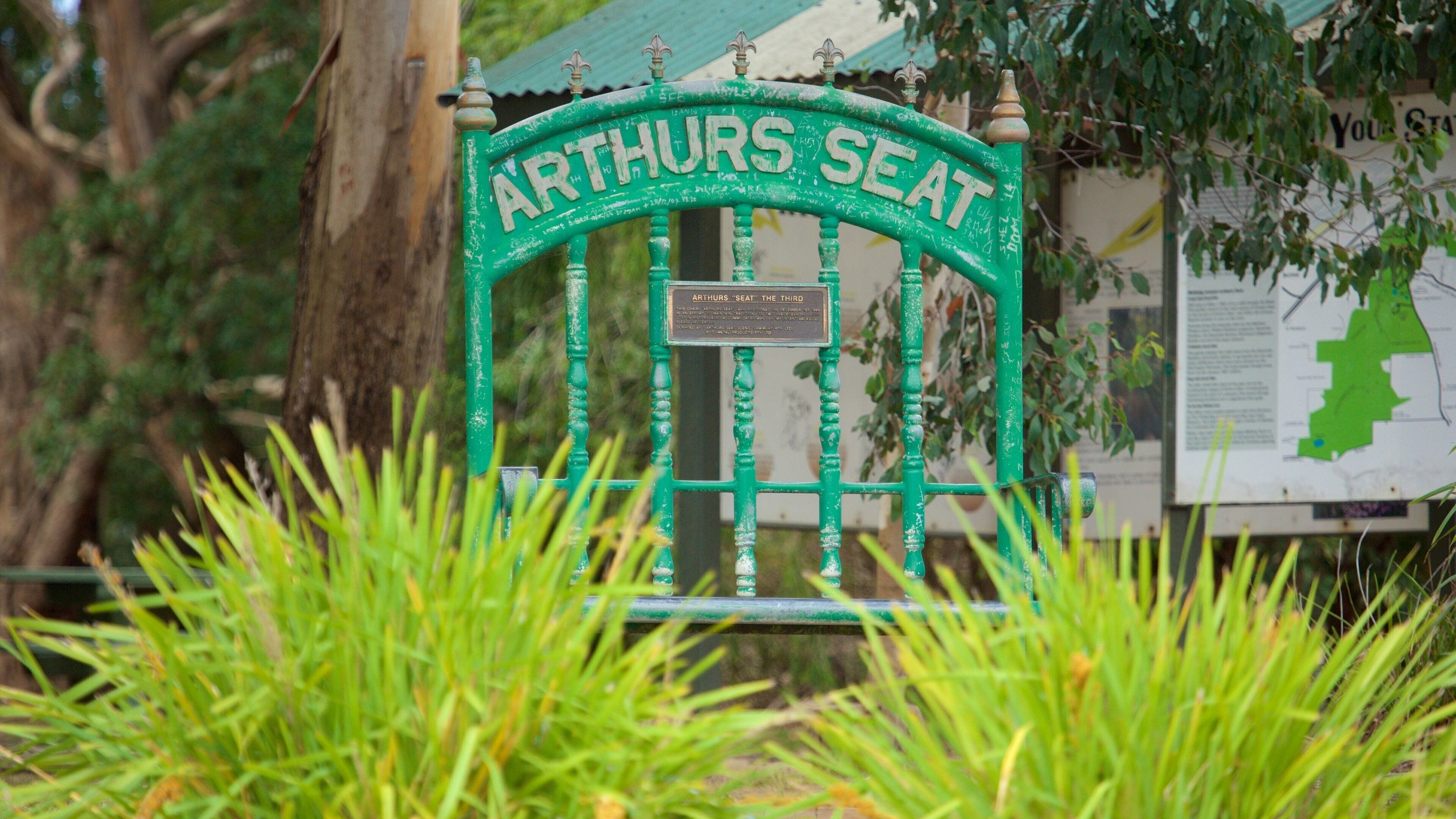 Mornington-halvøya som inkluderer skilt