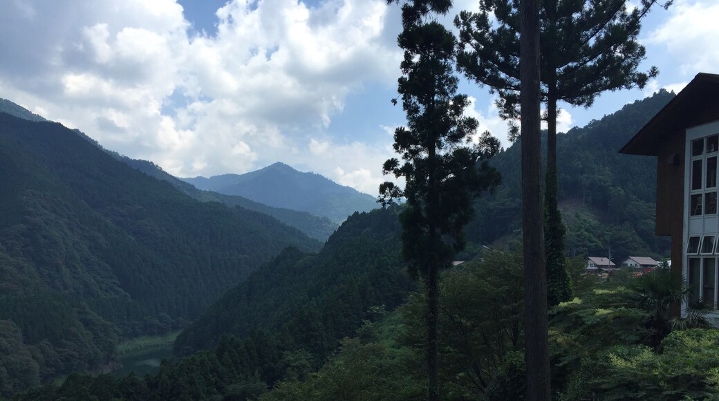 A restaurant overlooking this grand valley offers delicious and surprisingly cheap food, not well known to foreigners