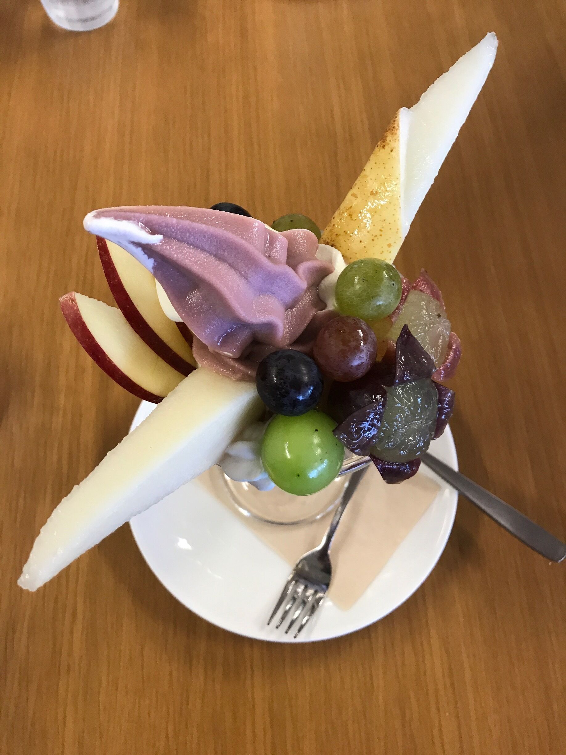This desert takes a lot of beating. It’s made from fresh fruit picked at the local farm who’s cafe serves up this tasteful delight. 