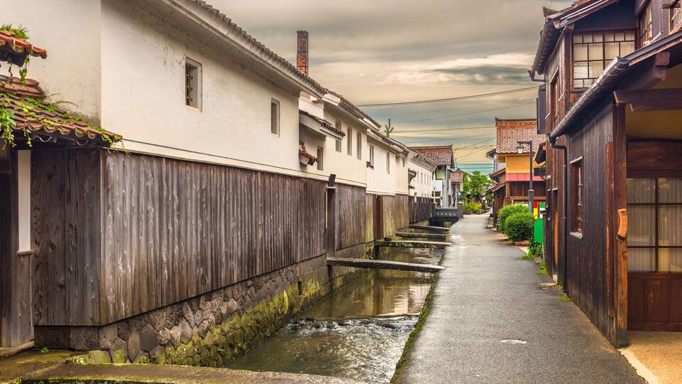 Kurayoshi, Tottori, Japan Old Town
