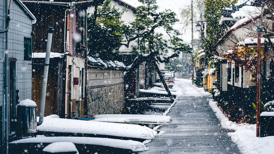 倉吉の冬 - Winter city in Japan