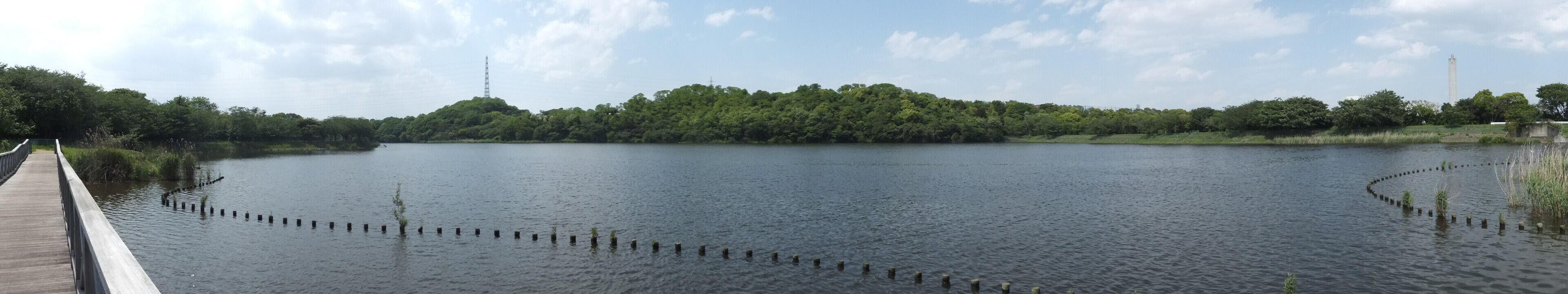 長成池公園180度（南岸）