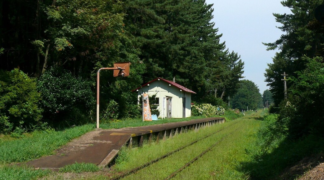 Bisyamon Station Premises. (Japan, Aomori Prefecture).