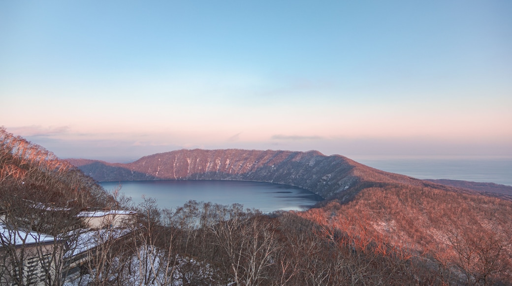 Lake Kuttara in Winter, Hokkaido, Japan