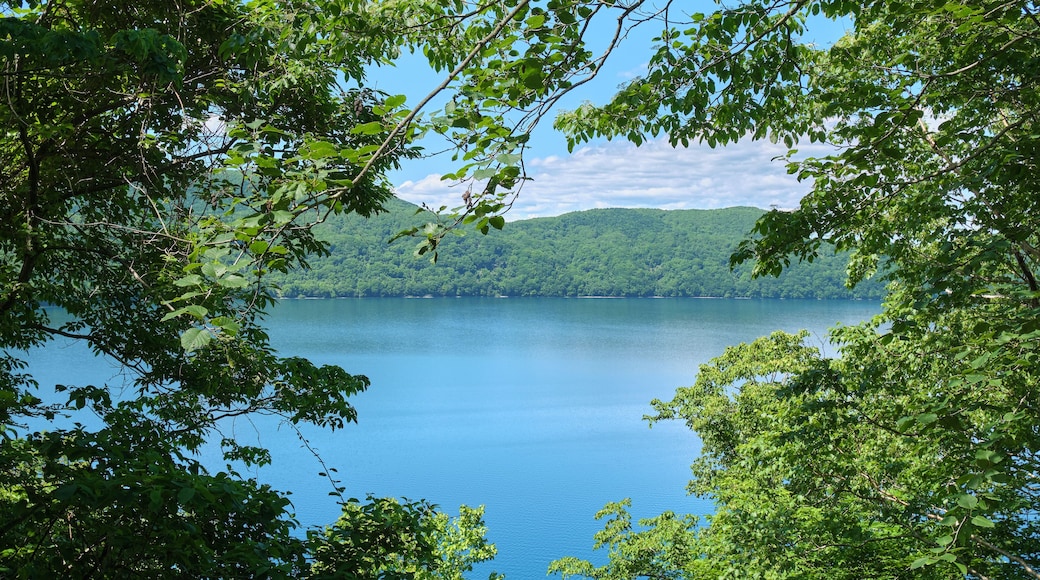 北海道白老町にある倶多楽湖の初夏の風景 / Early summer scenery of Lake Kuttara in Shiraoi Town, Hokkaido