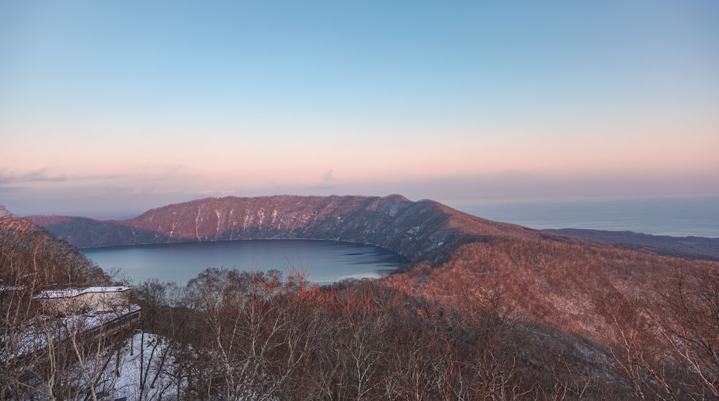 Lake Kuttara in Winter, Hokkaido, Japan