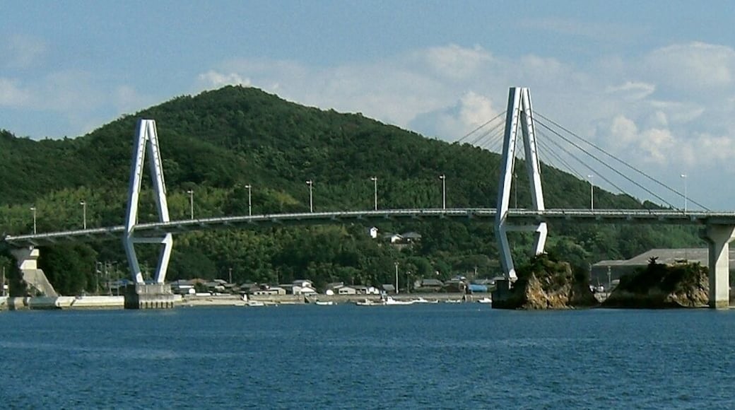 The Yuge bridge in Ochi District, Ehime Prefecture, Japan