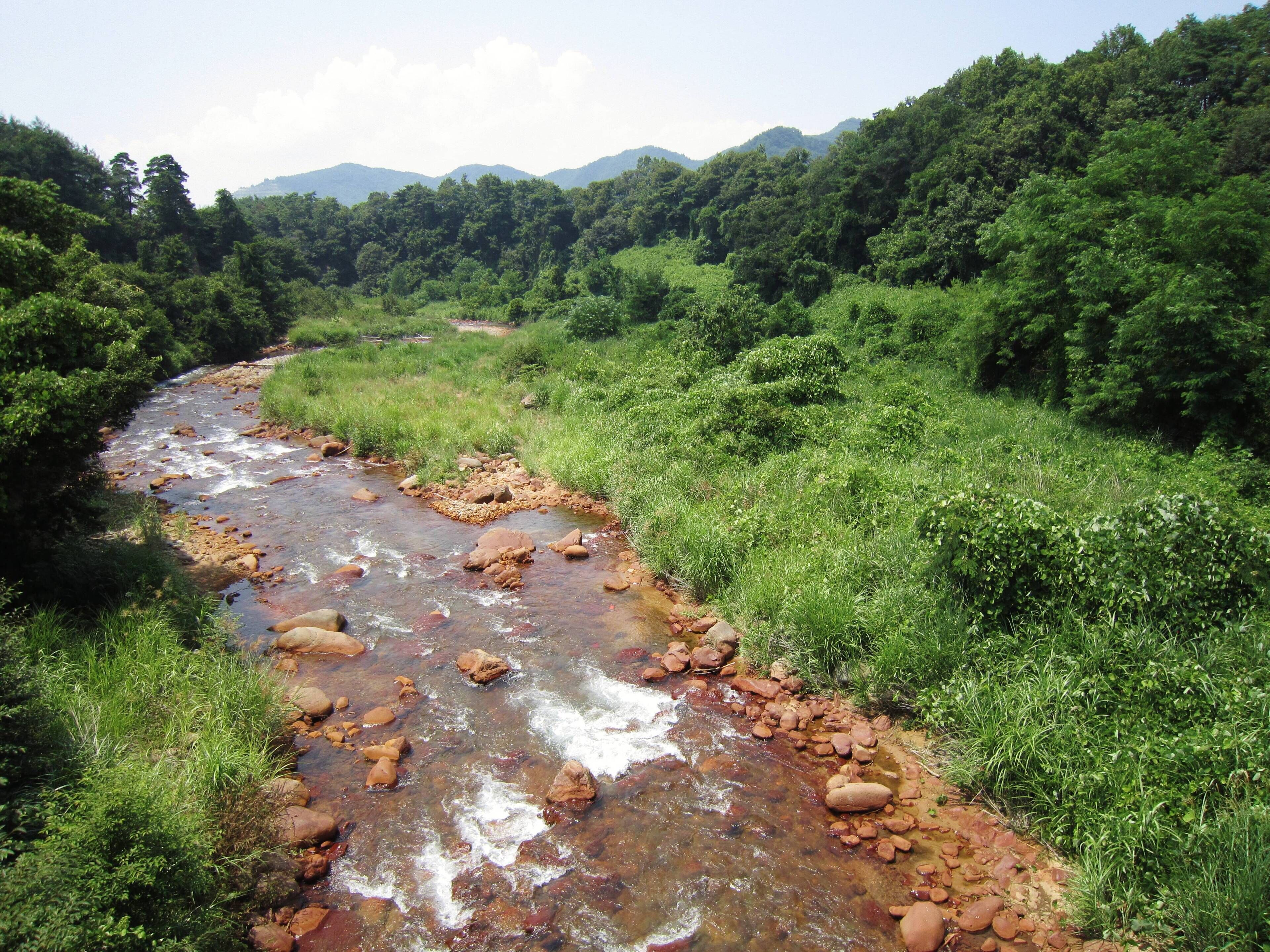 Matsu River (Kamitakai District, Nagano).