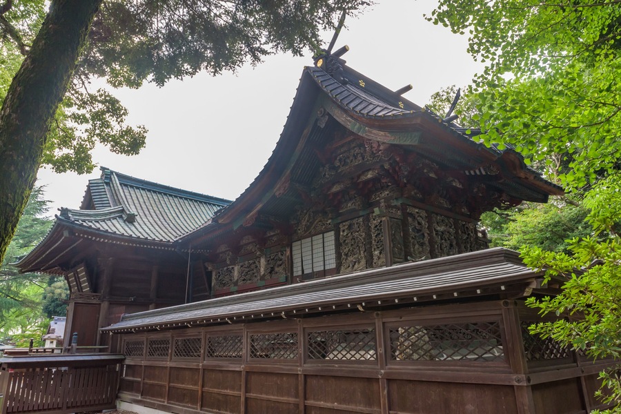 Kiryu Tenmangu Shrine, Important Cultural Property of Japan, Kiryu City, Gunma Prefecture, Japan