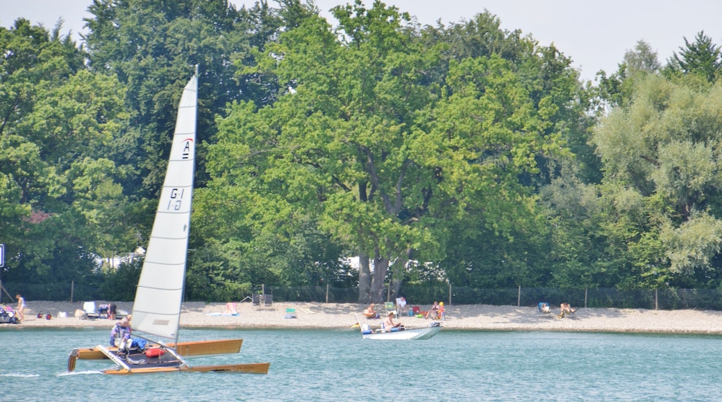 Blick auf den Campingplatz Gohren