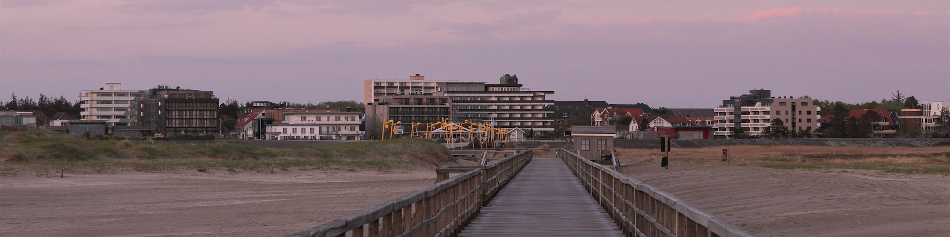 Seebrücke Bad St. Peter-Ording, Nordsee, Nordfriesland, Eiderstedt, Banner