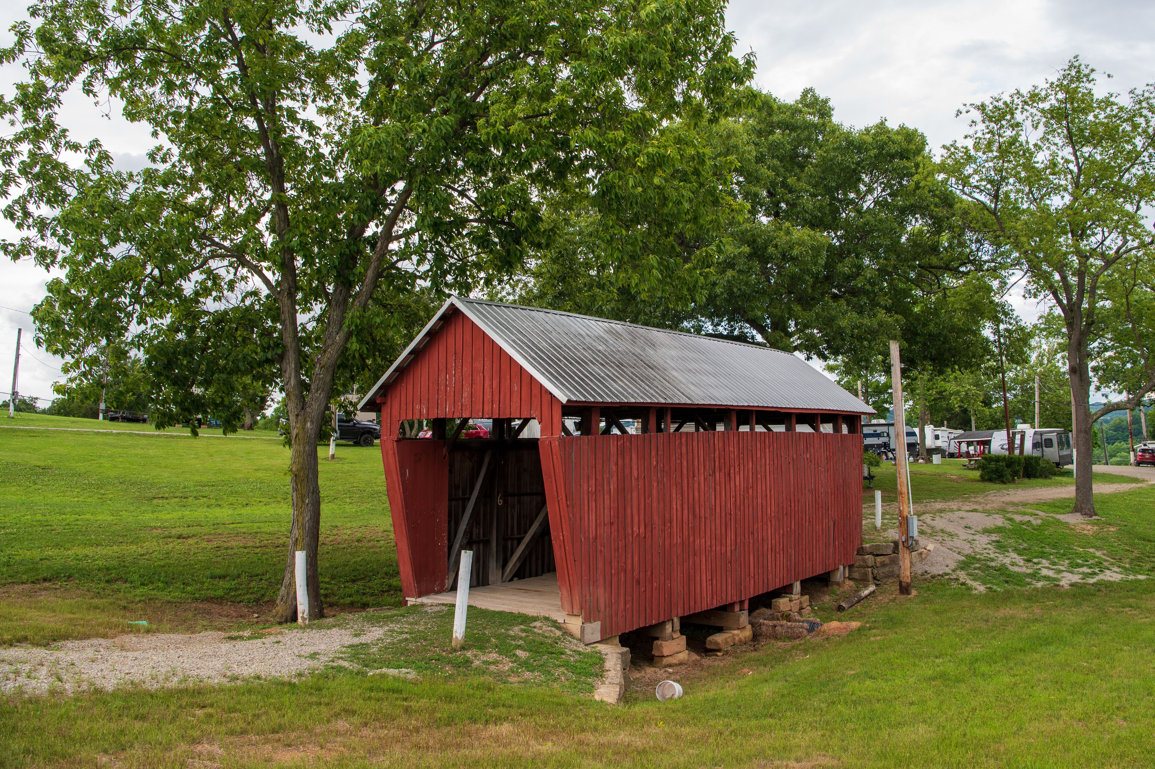 Park Hill Road Covered Bridge in Noble County, Ohio