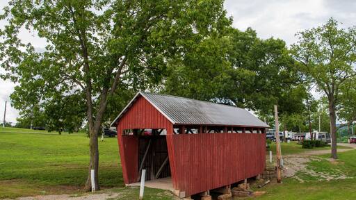 Park Hill Road Covered Bridge in Noble County, Ohio